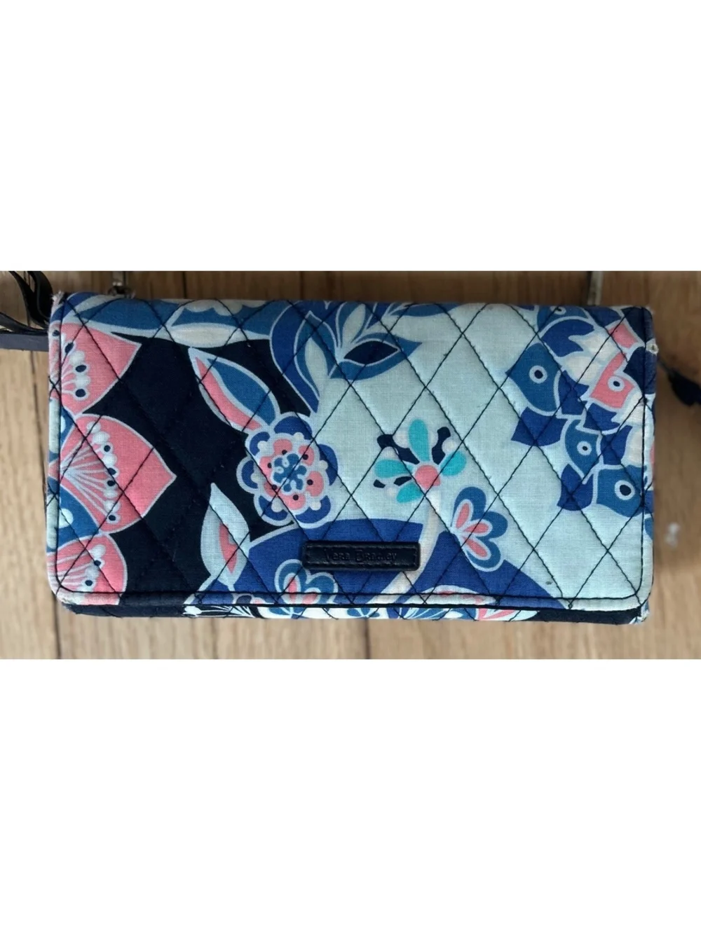 Vera Bradley Quilted RFID All-in-One Crossbody Wallet Purse